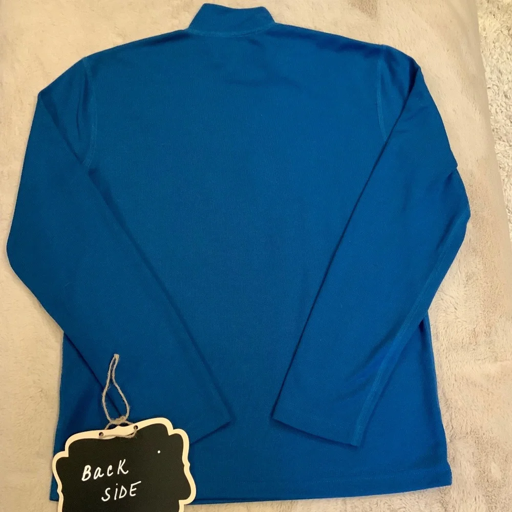REI Blue XL Base layer 1/4 Zip Alpine Active Outdoor Cabin Winter Ski Skate Sled